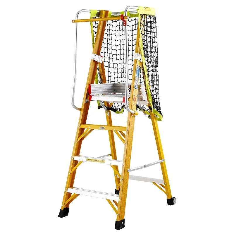 

Electrician, fiberglass, pressure climbing ladder, working platform ladder