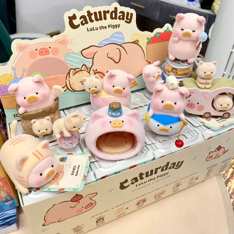 

LuLu The Piggy Catur Day, классическая серия 3, слепая коробка, загадочная коробка, кавайные игрушки, кукла, аниме-фигурка, настольные украшения, подарочная коллекция