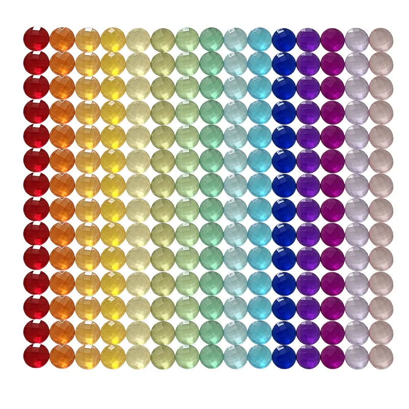 Durchscheinende Regenbogen Edelsteine Blöcke offene Enden lose Teile spielen Spielzeug Kinder lernen Farbe Waldorf Spielzeug Montessori Acryl steine 3cm