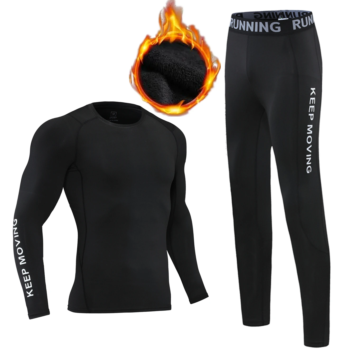 

Детский бархатный комплект для бега для мальчиков и девочек, рубашки, брюки, зимний спортивный костюм на открытом воздухе, колготки для фитнеса, баскетбола, велоспорта, леггинсы