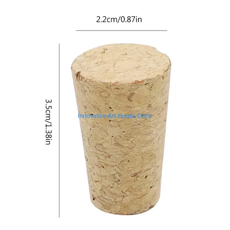 Picture 7: E1PC 30 Pcs Tapered Cork Plugs Wine Bottle Corks Reusable Sealing Stopper Replacement