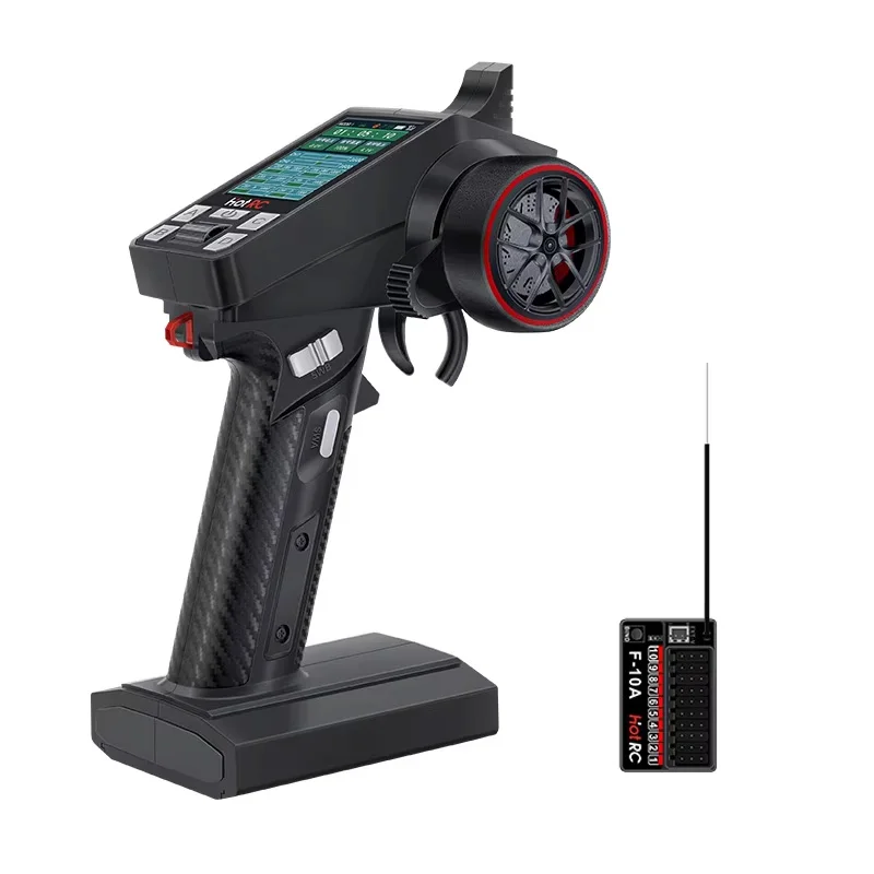 HOTRC CT-10B CT10B 10CH Zender Afstandsbediening 2.4Ghz Radio Voor RC Model Auto Boot Vliegtuigen Quadcopter Accessoires