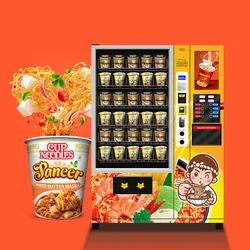 Smart Sticker Hot Water Vending Machine Cup Noodle And Ramen Vending Machine Self Service Kiosk Coffee for Foods and Drinks