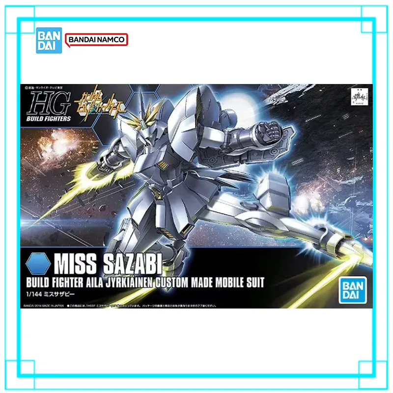 Bandai Original Gundam Modellbausatz HG 1/144 MISS SAZABI Anime Actionfigur Gunpla Bausatz Sammlerstück Spielzeug Geburtstagsgeschenk für Jungen