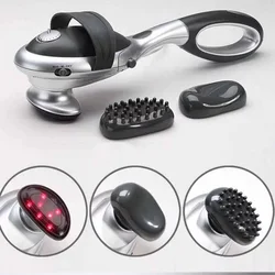 Percussion Action Variable Speed Split Type Massager Heat Adjustable Intensity Rechargeable Multi-functional Full Body Massager