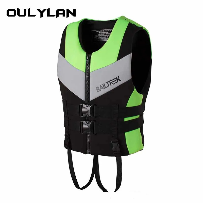 

Oulylan Life Vest Raft Rescue Boat Ski Water Sports Adults Surf Vest Wakeboard Motorboats Swimming Drifting Rescue Life Jacket