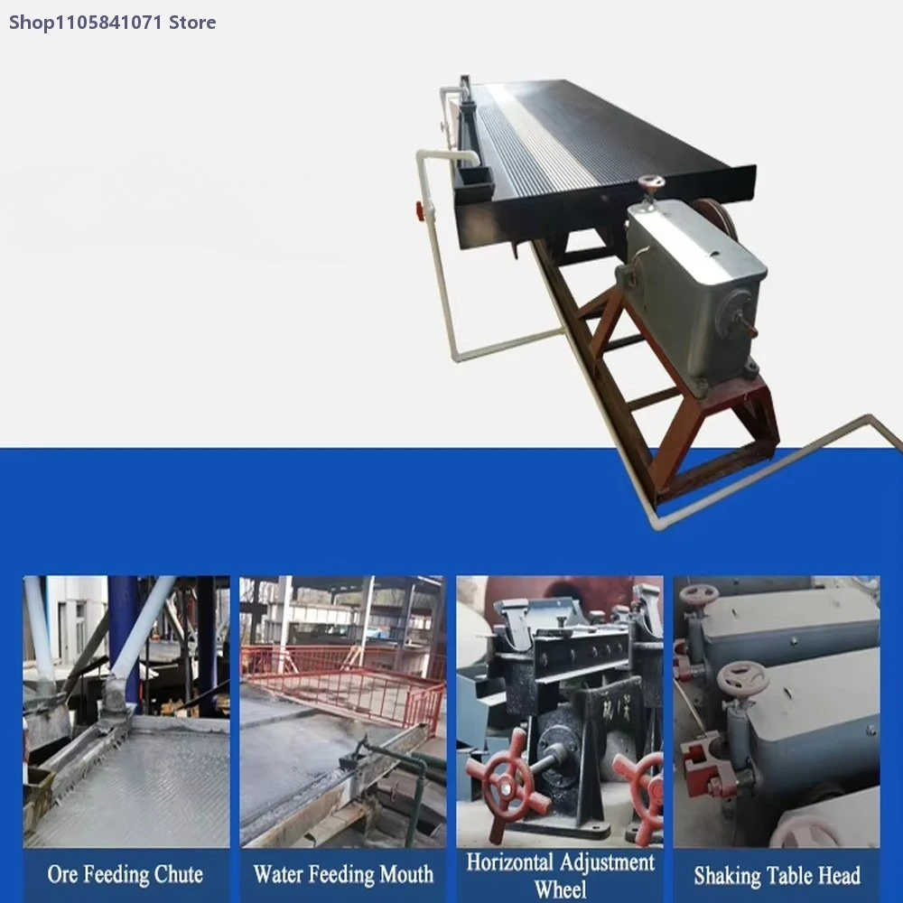 Gold Separating Machine Vibrating Table Gold Mining Equipment Efficient Ore Dressing High Recovery Rate