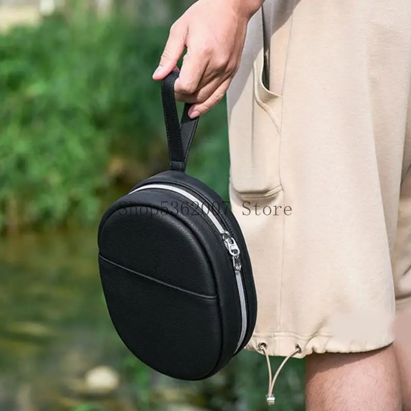 Suporte fone ouvido compacta com armazenamento à prova trituramento bolso para QC45 40JB