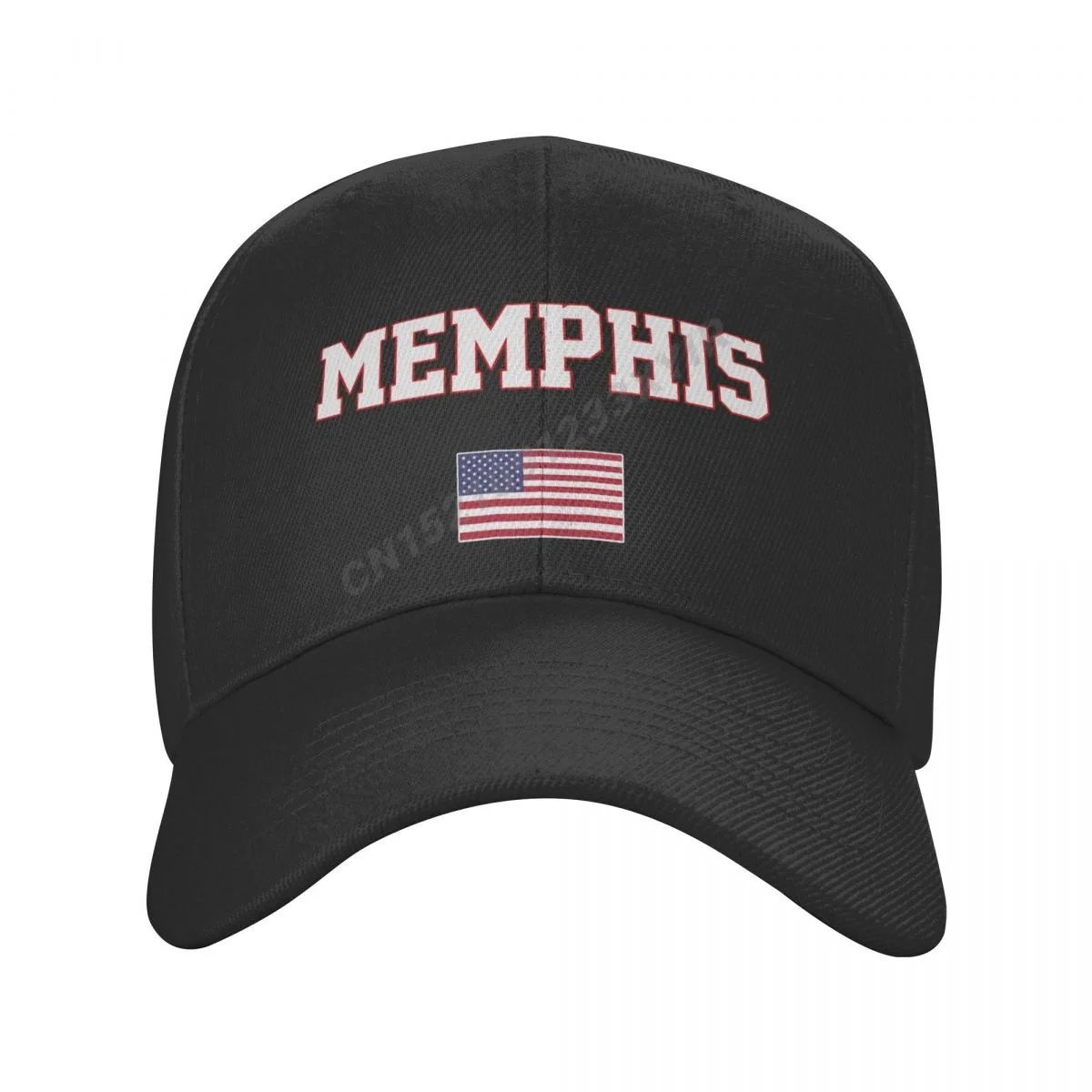 Baseball Cap Memphis America Flag USA United States City Wild Sun Shade Peaked Adjustable Outdoor Caps