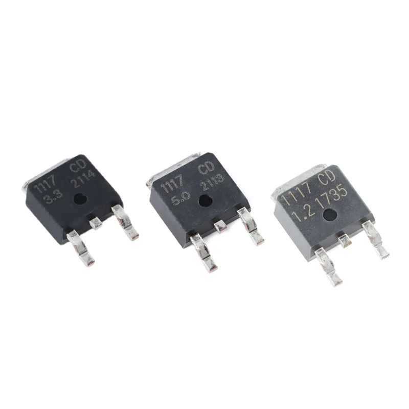 10PCS/Lot AMS1117CD-ADJ AMS1117-5.0 AMS1117CD-2.5 AMS1117CD-1.5 AMS1117CD-1.2 AMS1117-3.3 3.3V TO-252 TO252 Original And New IC image 5