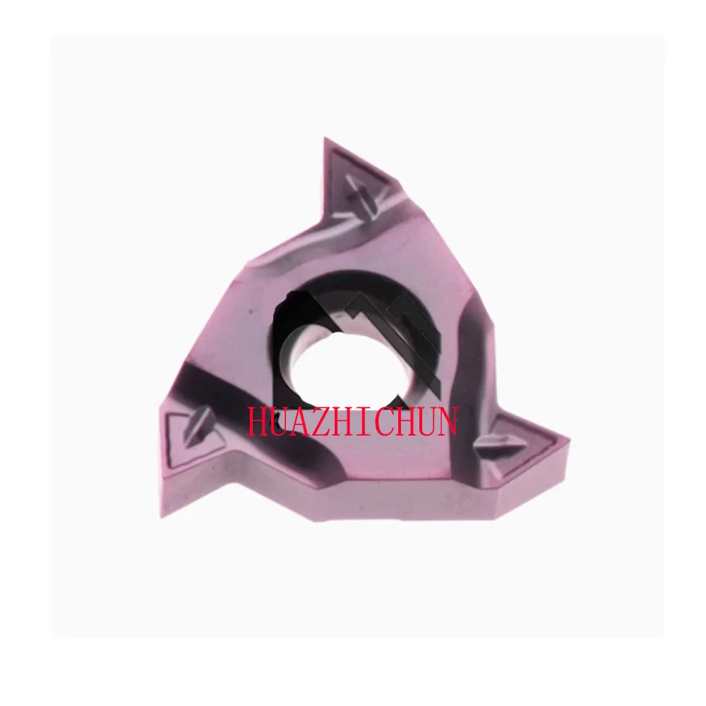

HUAZHICHUN 16NR AG60 1.0 1.5 2.5 3.0 11W 14W HMC Carbide Inserts Milling Cutter Tool