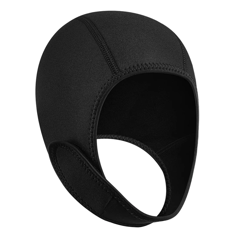 Cap Capô de Mergulho com Correias Chin, Cap Surf Surf para Homens e Mulheres, Esportes Aquáticos à Vela, 2.5mm