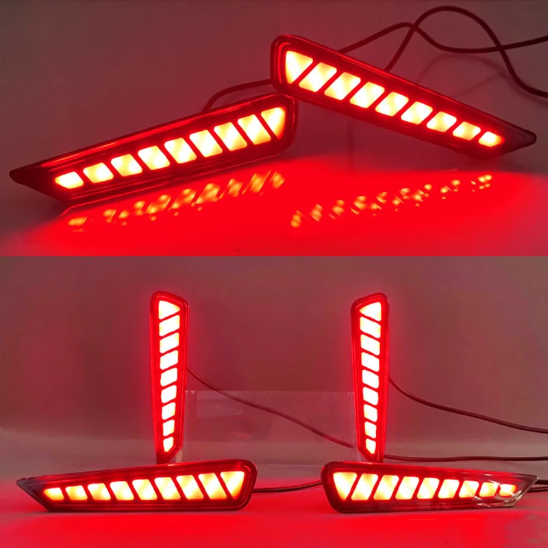 DinCh LED Rear Foglight For Geely Coolray COOL Proton X50 rear bumper foglight foglamp fog light fog lamp Brake lights