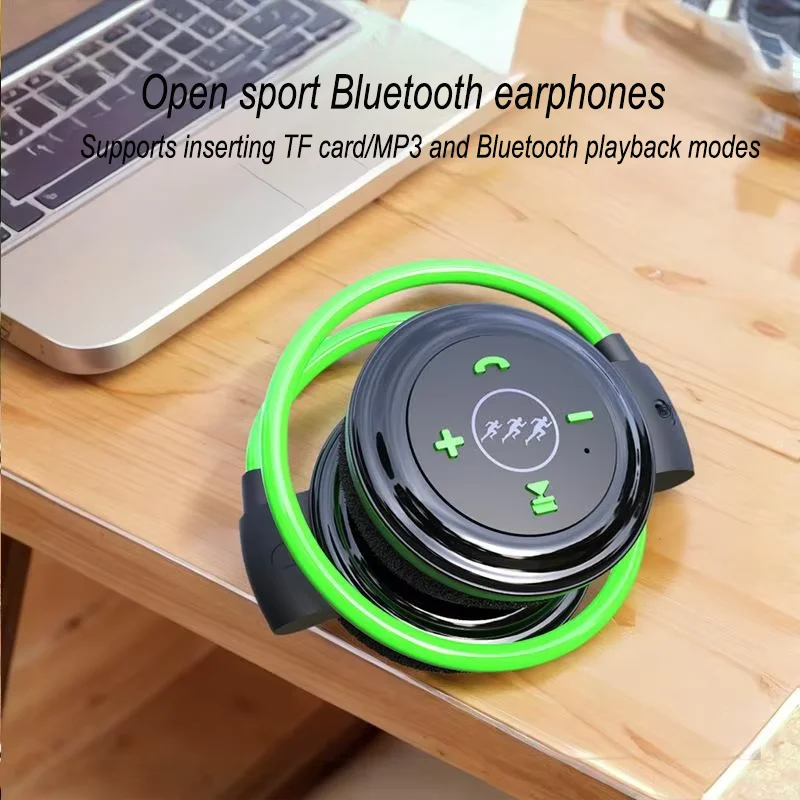

Open Sports Earphones Support TF Card 30h Long Battery Life Bluetooth 5.4 MP3 Dual Mode Playback Noise Reduction Headphones