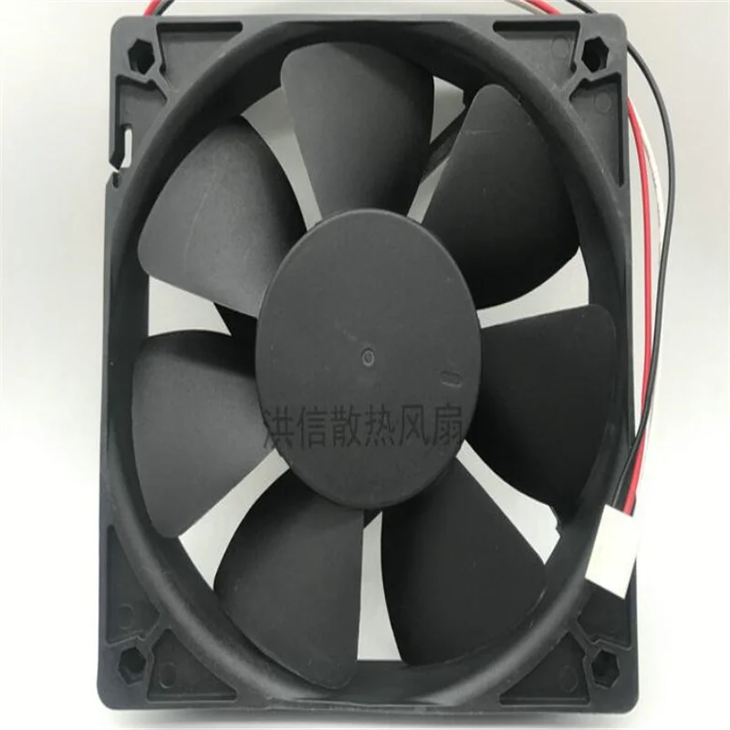 Original R1225L24BPLP2w -7 DC24V 0.12A 12CM three-wire fan