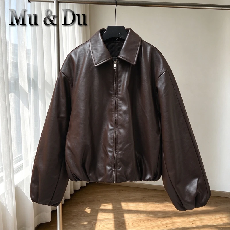 Autumn Winter Vintage Casual Chic Women Jacket Solid Turn-down Collar Zipper Long Sleeve Coats Fashion Outerwear ﻿