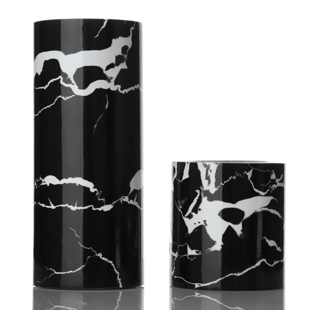 

10M/Roll Windowsill Waist Line Wallpaper Waterproof Marble Grain Waveguide Line Self-adhesive Door Frame Wall Border Sticker