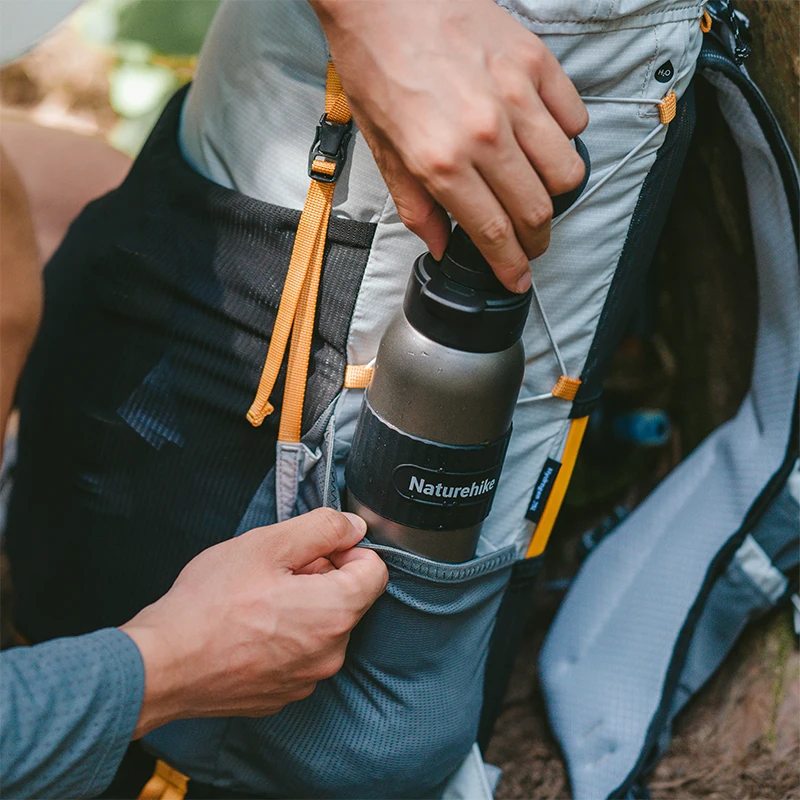 Naturehike 2025 New Chasing Wind Ultralight Titanium Sports Bottle Outdoor Anti-bacterial 6H Thermal Camping Water Bottle