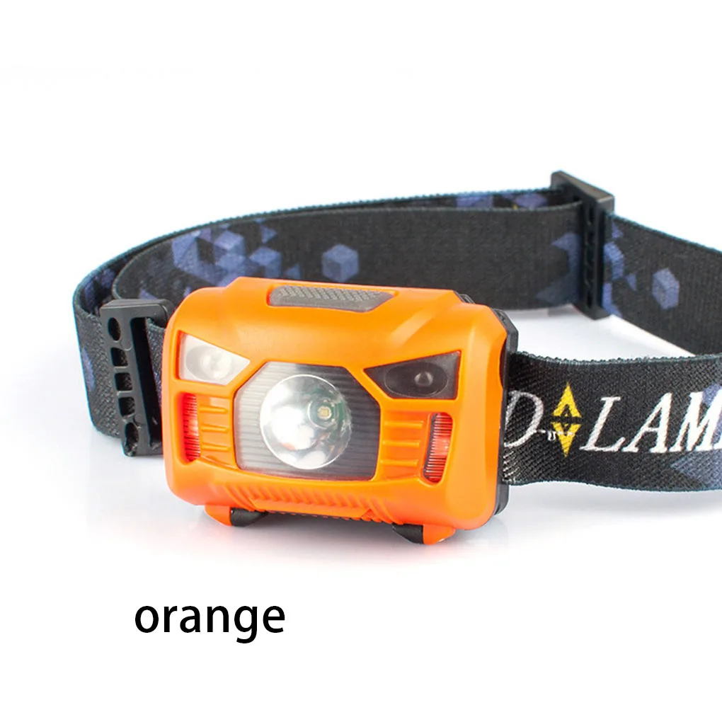 Women Men light Camping Hiking lamp 4 Modes Sensing Flashlight Night Fishing Running Jogging Mounted Torch