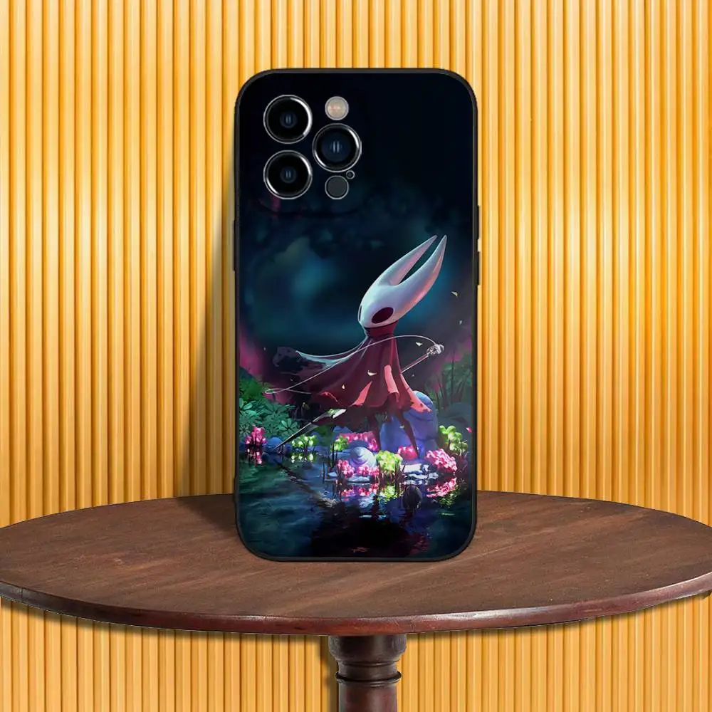 Hollow Knight iPhone Shockproof Silicone Case - close-up view