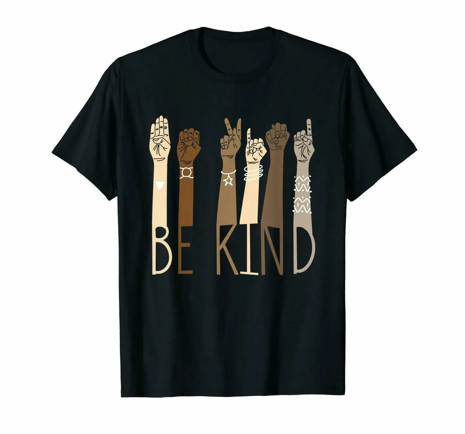 Be Kind Sign Language Hand Talking Teachers Interpreter Asl Tshirt