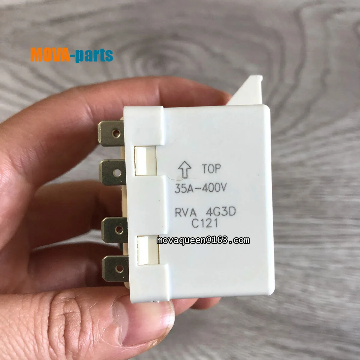 Ice Making Machine Accessories 35A-400V RVA 4G3D Compressor Relay Start Relay For Ice Maker Refrigerator