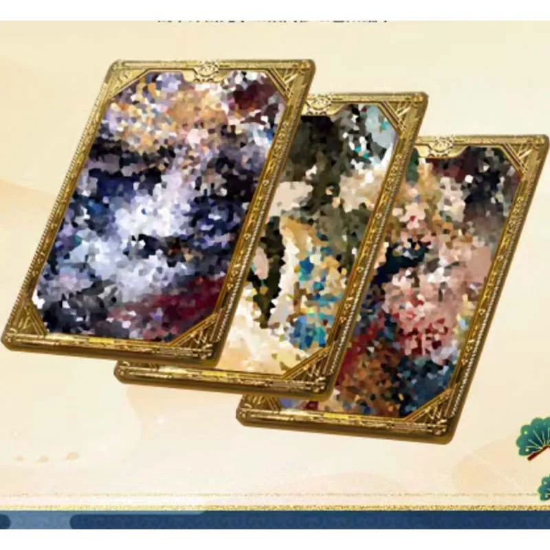 Limited Sale New Style Sexy Anime Man God Handwork Gold and Silver Card Abs Gay Husband Card Collection Holiday Gift