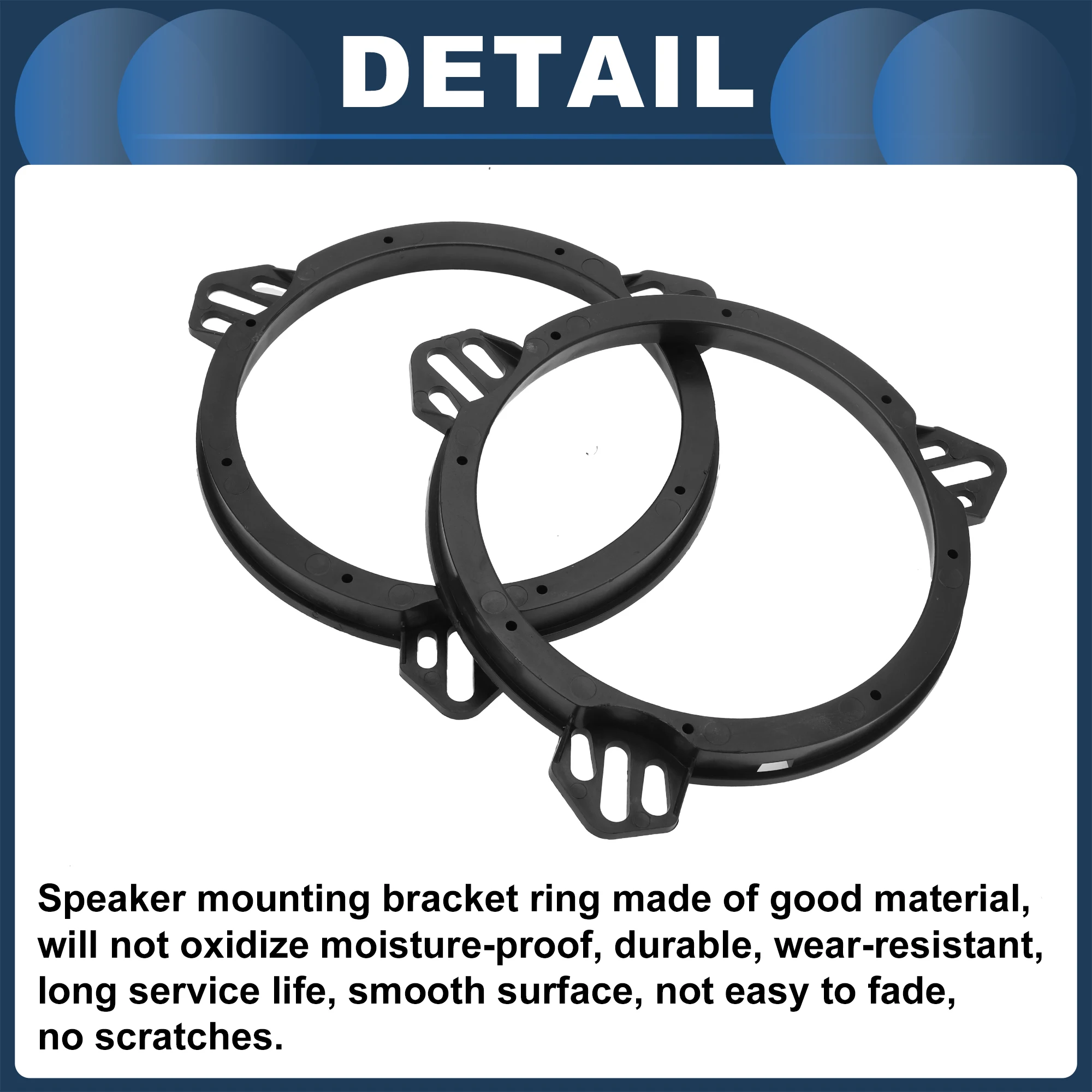 X Autohaux Speaker Spacer Ring Tweeter Speaker Spacer Adapter voor FORD FIESTA 2008-ONWARDS voor FORD KA 2008-ONWARDS