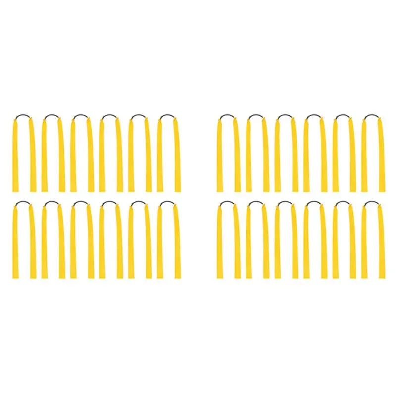A89E-24Pcs Rubber Bands For Catapult Widened Flat Catapult Bands Elastics For Hunting