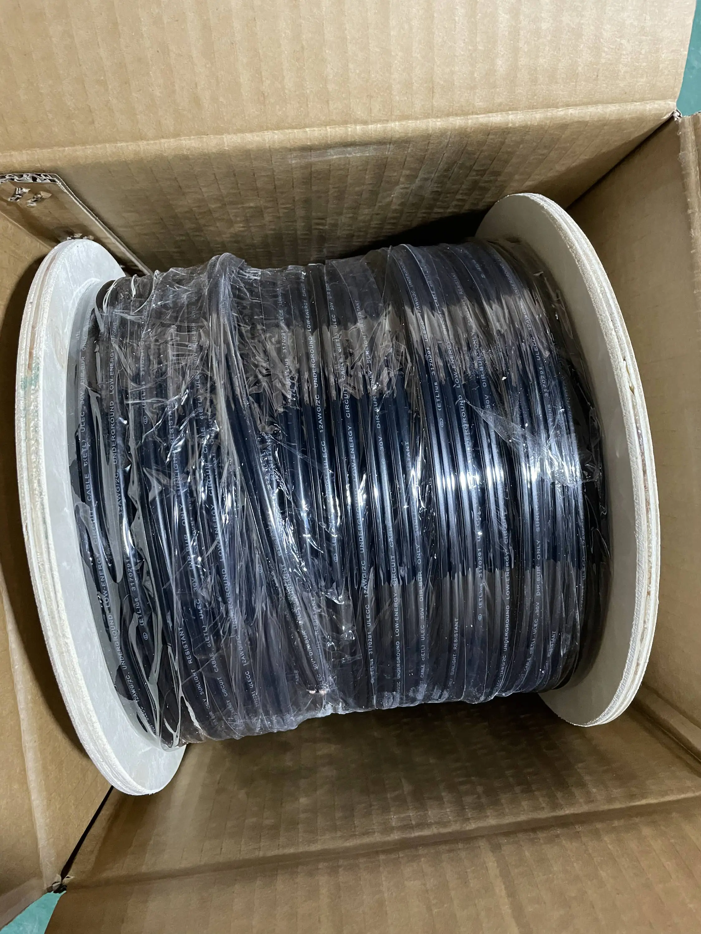 Low Voltage Cable  Landscape Lighting Wire 500ft in a Spool 12/2 14/2 16/2 AWG