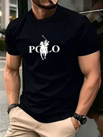 T-shirt d'été pour homme, simple et élégant, décontracté, à manches courtes, col rond, couleur unie, sport, séchage rapide 4