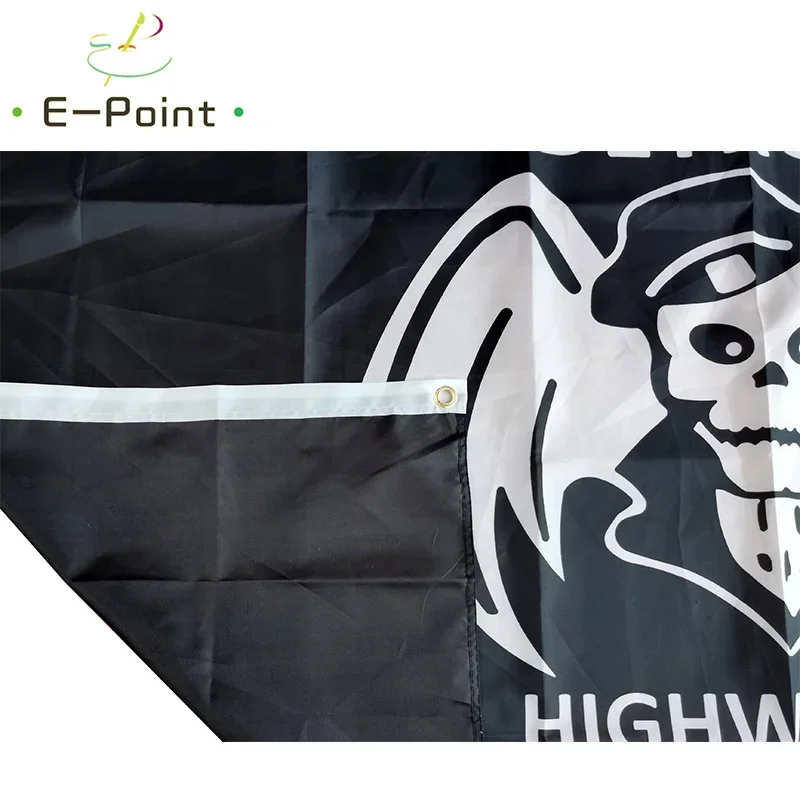 Detroit Highwayman Motorcycle Club Flag 60*90cm (2*3ft) 90*150cm (3*5ft) Size Christmas Decorations for Home and Garden