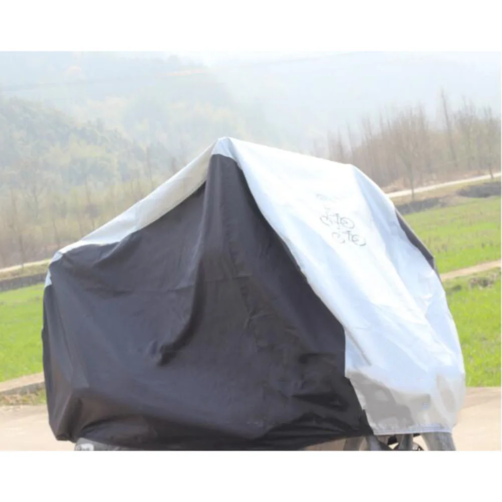 

Waterproof Bicycle Cover Durable Lightweight Foldable Elastic Ends Interlocking Clips Fits All Bikes UV Protection Dust Proof
