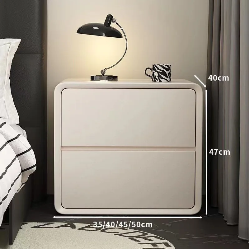 Solid wood bedside table Small storage bedroom Premium environmentally friendly bedside table