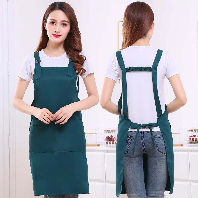 ปรับ Chef ทำอาหาร Aprons ร้านอาหารโรงแรมผู้ชายผ้ากันเปื้อนครัว Cafe เบเกอรี่เบเกอรี่บาร์ Barman และพนักงานเสิร์ฟทำงาน Pinafore