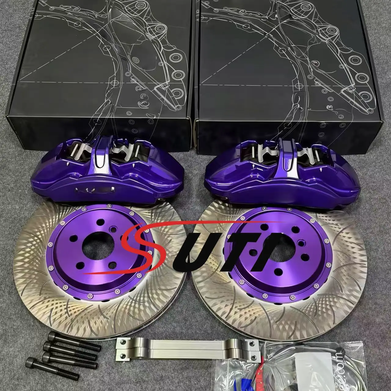 Brand-New Six-Piston Brake Caliper 8N AP7600 1 Year Warranty Suitable for Hubs Above 18 19 Inches Special Style Car Sale