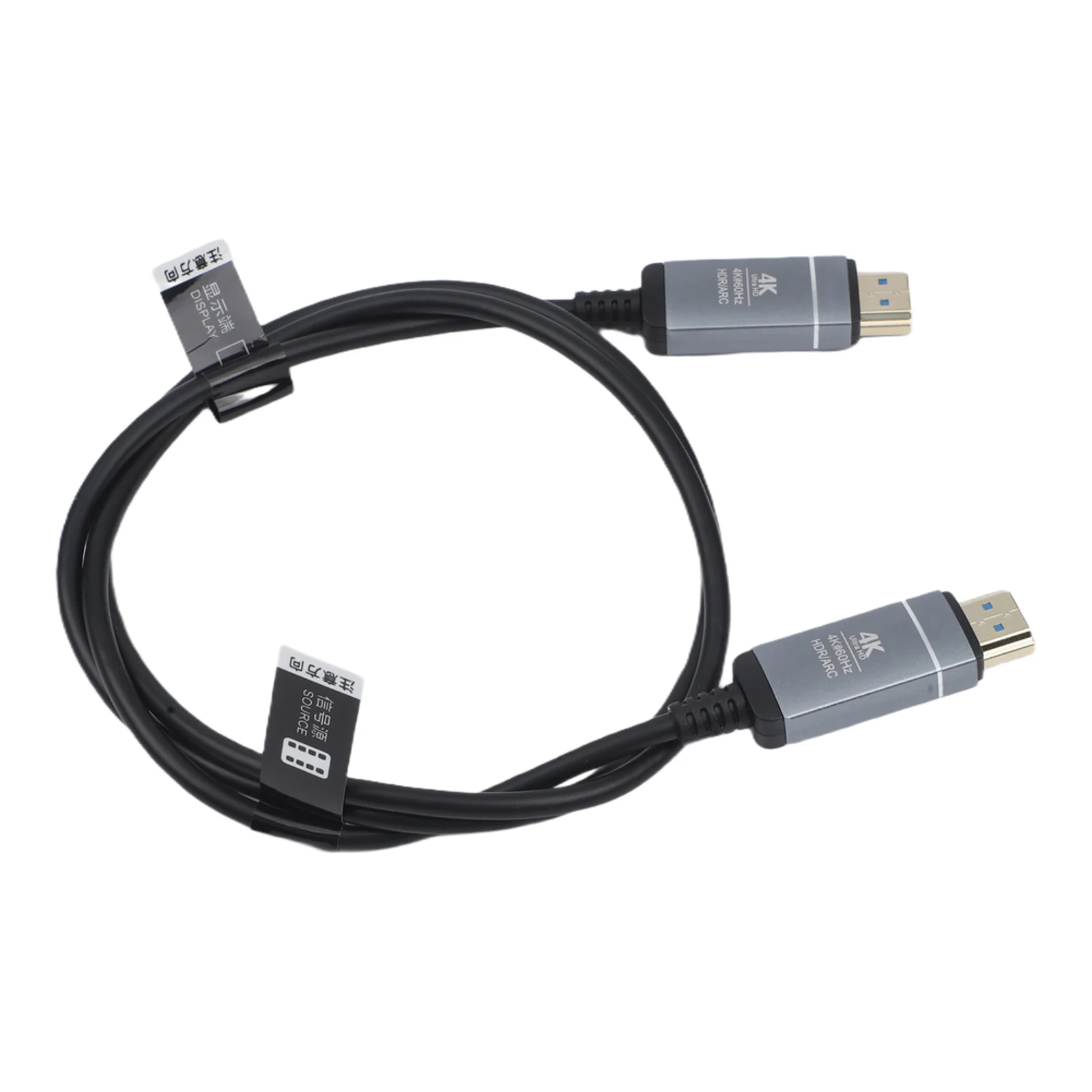 4K 60Hz Fiber Optic 2.0 Cable 18Gbps High Speed with Gold Connectors for Television Monitor Laptop and Media Hub