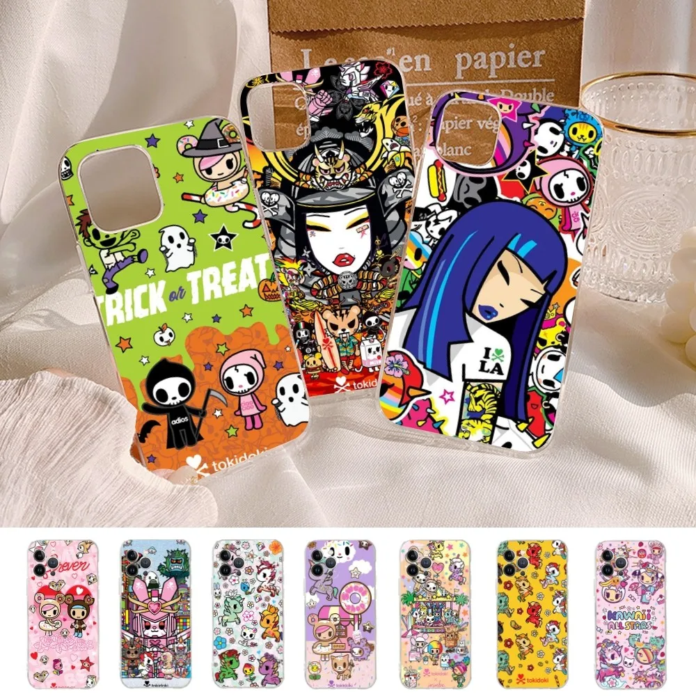 Japan Tokidokis Phone Case For iPhone 15 14 11 12 13 Mini Pro XS Max Cover 6 7 8 Plus X XR SE 2020 Funda Shell