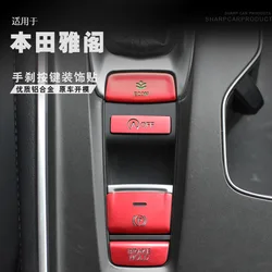 FOR Honda Accord INSPIRE BRAKE HOLD Gear button sticker Transparent sequin decorative sticker Automotive Interior