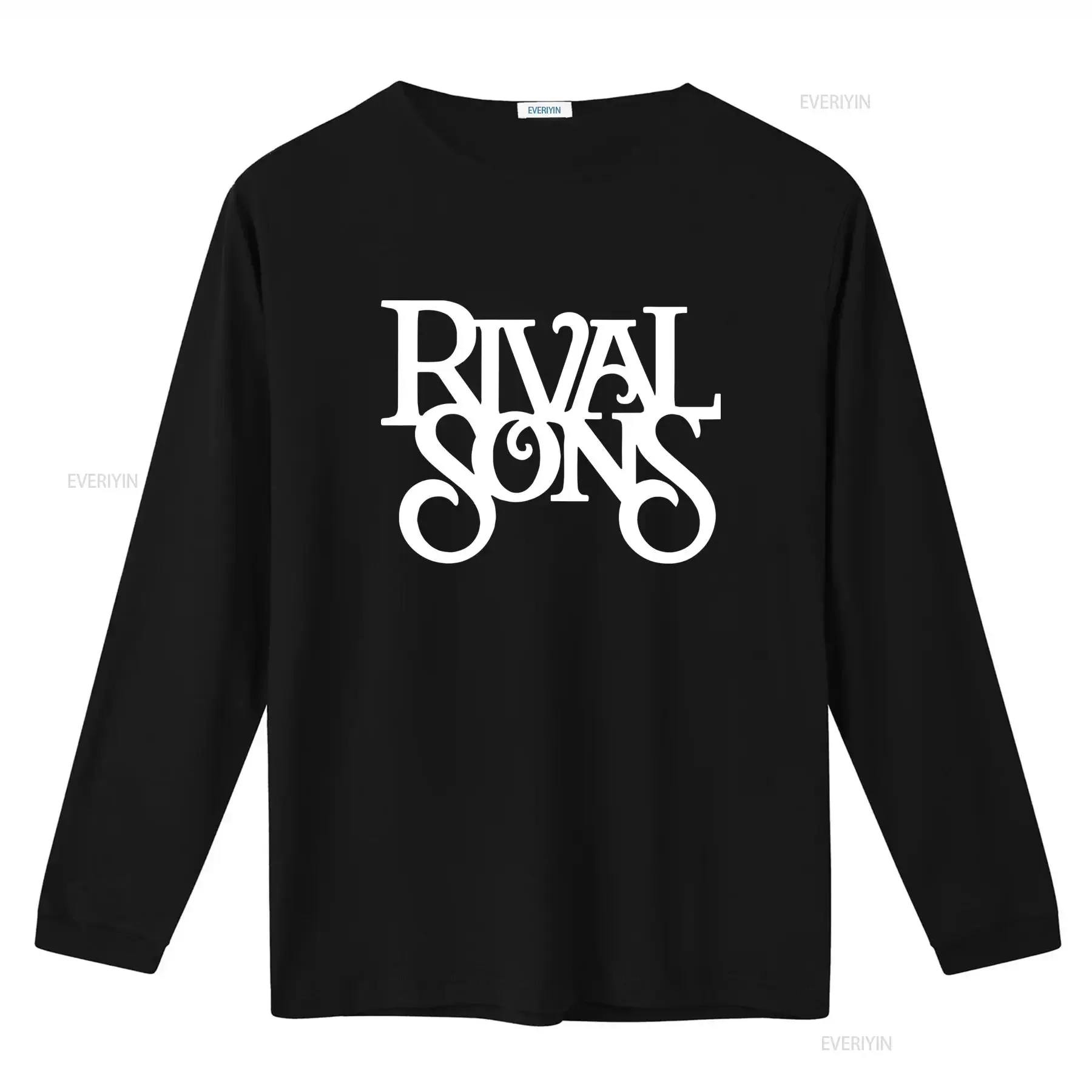 RIVAL SONS Band T SHIRT Available in All Sizes S XXL Classic Black White Colours vintage Washed Stretched graphic Casual