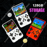 R36S Retro Handheld Video Game Console ARKOS System 3.5 Inch IPS Screen Classic Portable Pocket Video Player 128G Games Boy Gift