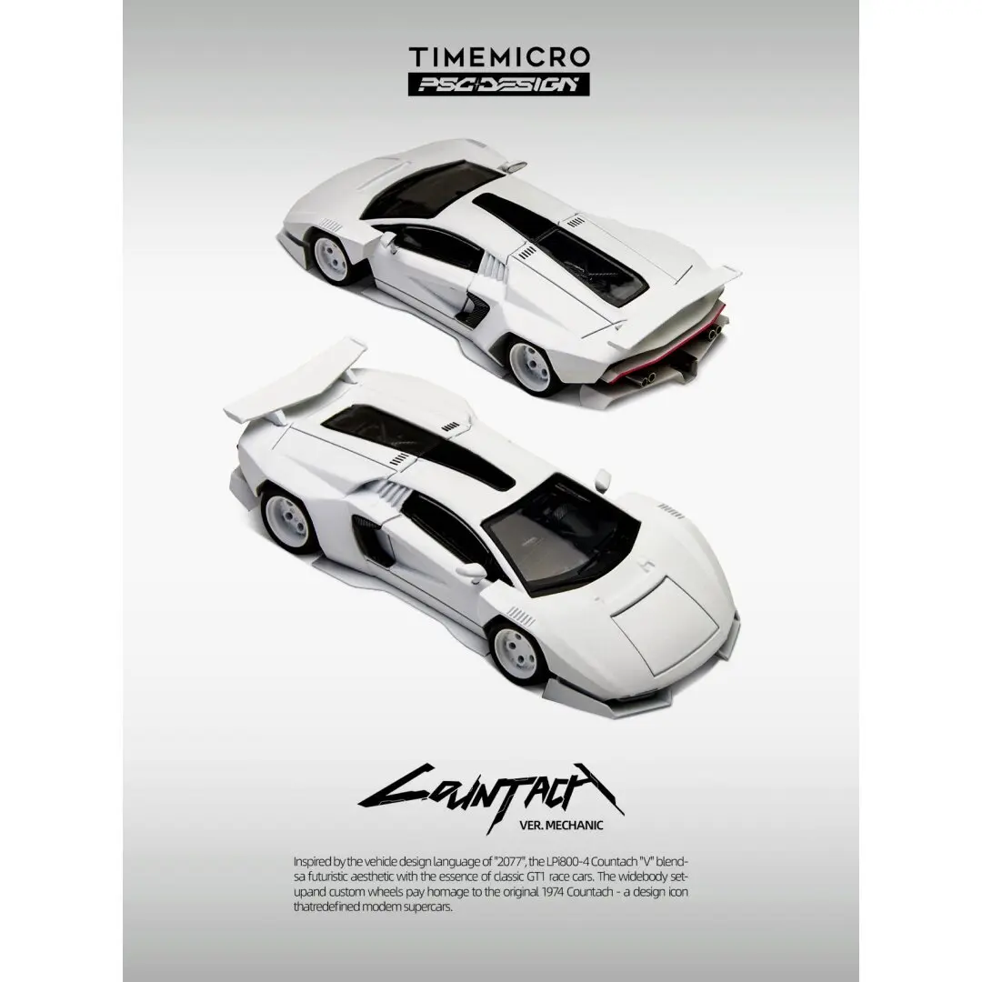 

Pre-sale Countach V PSC Engineer Edition 1:64 Alloy Car Model