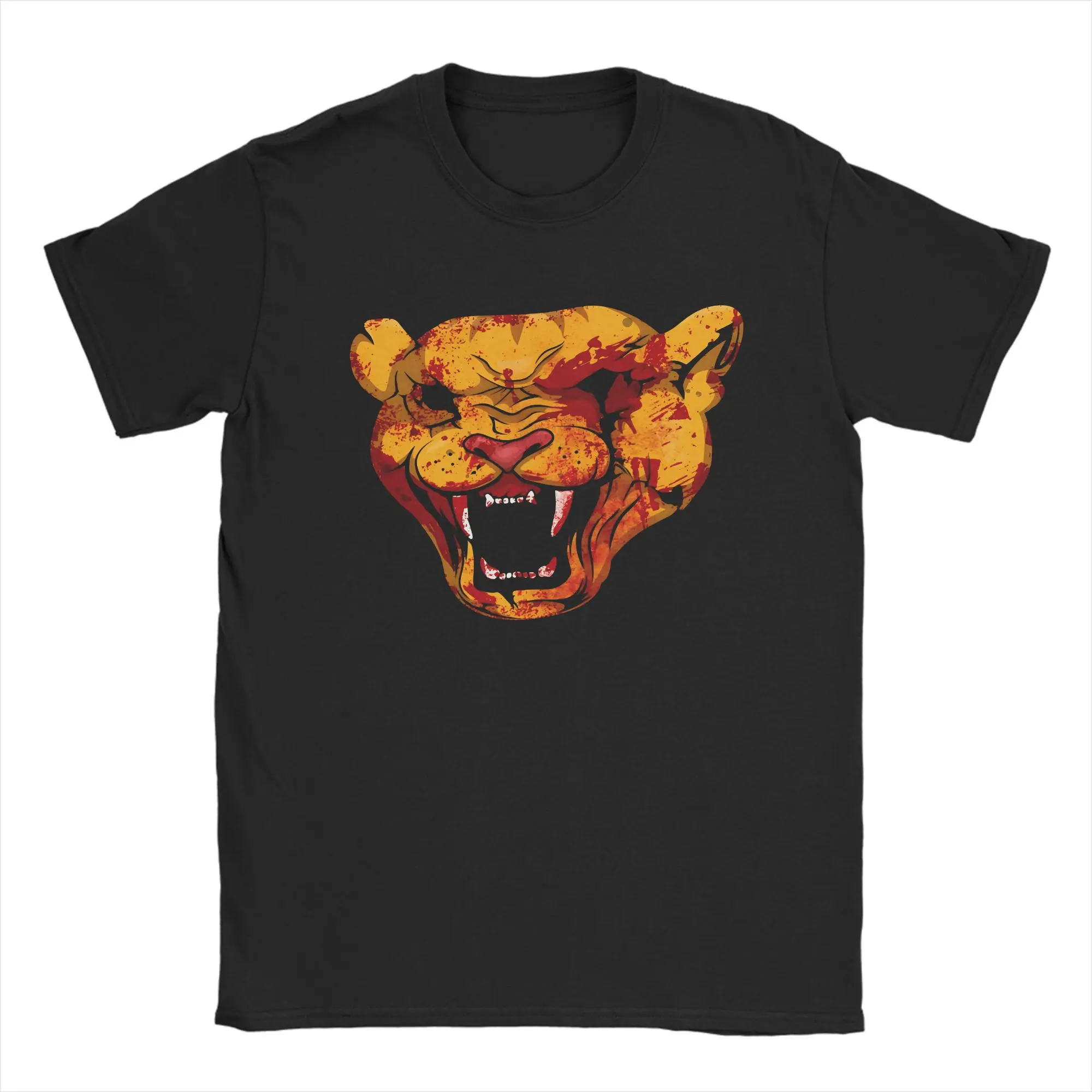 Casual Hotline Miami T-Shirt Men Round Collar Cotton T Shirt Tony Mask- Short Sleeve Tee Shirt Gift Idea Clothing