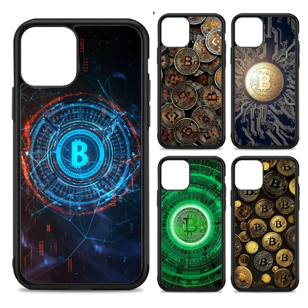 

Bitcoin Phone Case Silicone PC+TPU For For IPhone 11 12 13 14 15 16 Plus Pro Max Cover