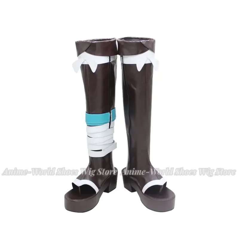 Anime Game Genshin Impact Gorou Cosplay Vrouwen Schoenen Laarzen Rekwisieten Halloween Party Accessoires Maatwerk Goedkoop