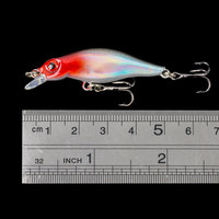 New 1 PCS 5cm 2.7g Wobbler mini Fishing Lure Crank Bait Minnow Bass Trolling Artificial Bait Carp Lures Fishing
