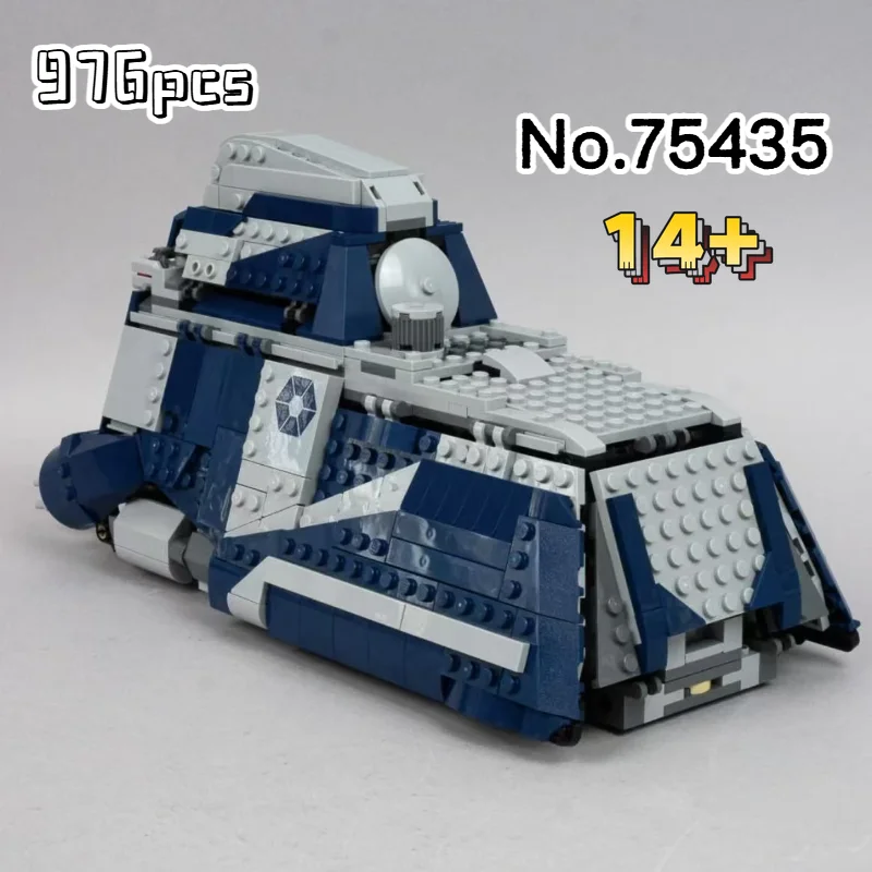 

Конструктор 976 деталей: Космический корабль MTT для межзвездных конфликтов, модификация 75435, игрушка-конструктор, подарки на день рождения и Рождество