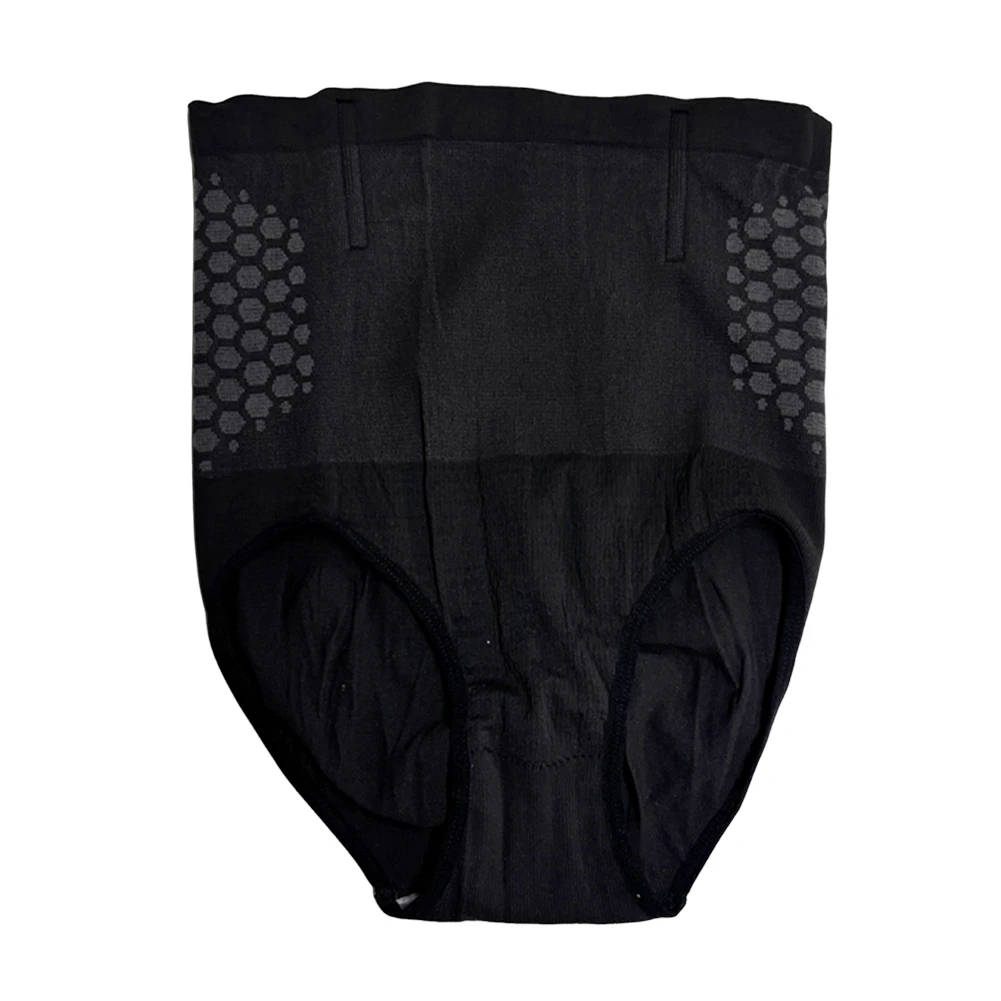 Nahtlose Damen-Shapewear-Höschen mit Hoher Taille, Atmungsaktive Waben-Kompressions-Shorts zur Fettverbrennung und Figurformung – Detail 11