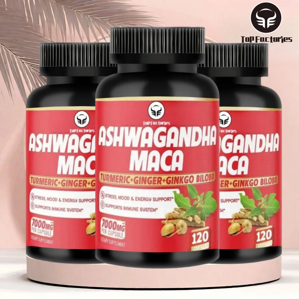 

Top Factories Ashwagandha & Maca Supplements Support Stress Relief Featuring South African Drunken Eggplant Vegetarian NonGMO