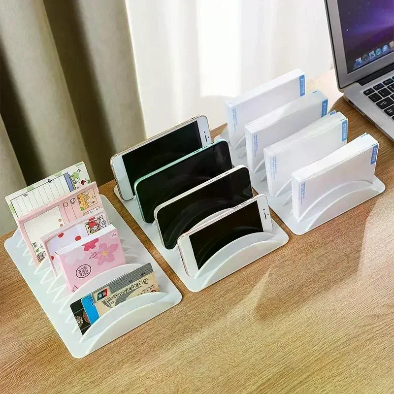 

New Multi-slot Tablet And Phone Charging Storage Box, Placement Stand, Plastic Holder, Portable With Multiple Card Slots